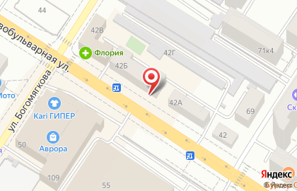 Торговая компания ЯR на Новобульварной улице на карте