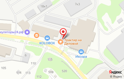 Кафе Трактиръ на Деловой в Нижегородском районе на карте