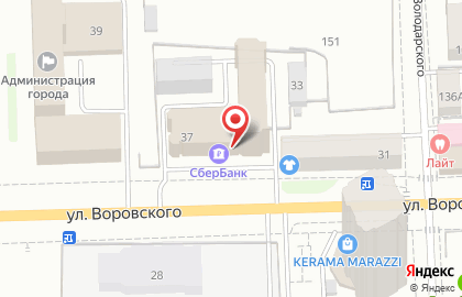 Группа компаний Железно на улице Воровского на карте