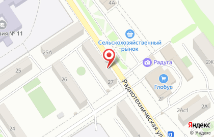 Магазин Бежин луг в поселке Строитель на карте