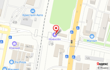 Магазин Новосел в Воронеже на карте