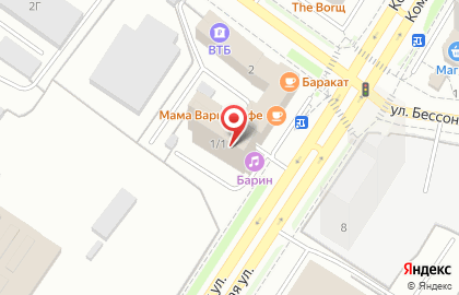 Городская патронажная служба в Советском районе на карте