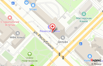 Агентство недвижимости Партнер на улице Республики на карте