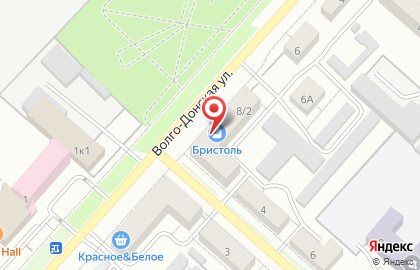 Магазин у дома Бристоль на Волго-Донской улице на карте