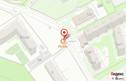 Пекарня Изюминка на проспекте Тракторостроителей на карте
