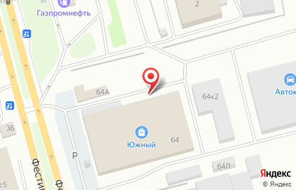 Автомойка Южный на улице Кулибина на карте