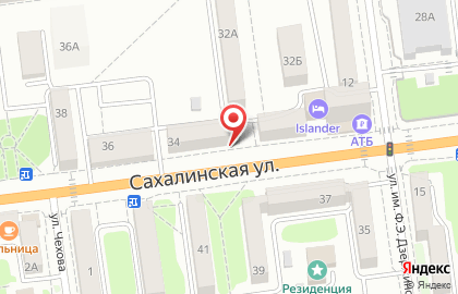 Парикмахерская Анна на Сахалинской улице на карте