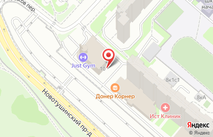 АБК в Новотушинском проезде на карте