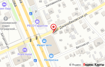 Шиномонтажная мастерская на Джаныбековской, 28а на карте