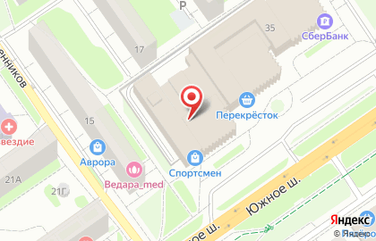 Банкомат ФКБ Петрокоммерц на Южном шоссе на карте