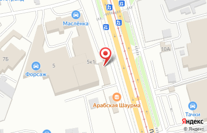 Магазин автозапчастей Автореал в Железнодорожном районе на карте