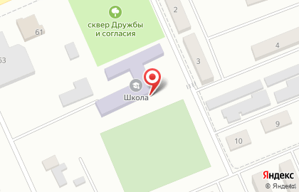 Никольская средняя общеобразовательная школа на Школьной улице на карте