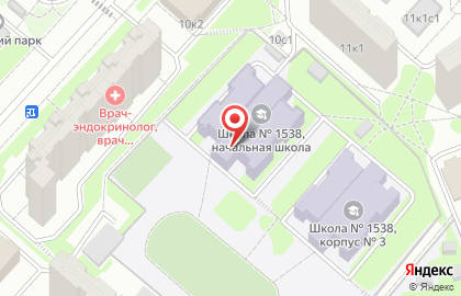 Гимназия №1538 на карте