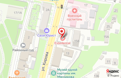 Адвокат Богородицкий А.А. в Ленинском районе на карте