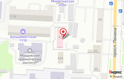 Хостел Уют на проспекте Ленина на карте