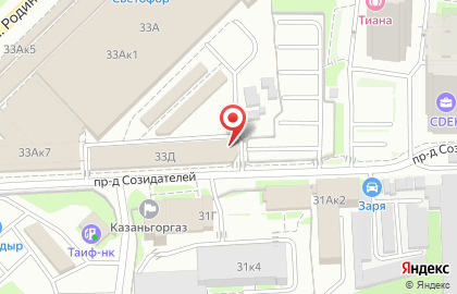 Автосервис RemZona в Советском районе на карте