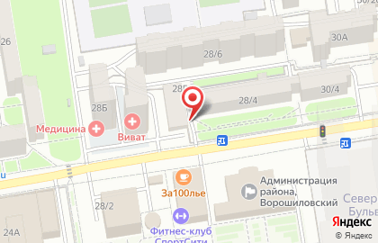Парикмахерская в Ростове-на-Дону на карте