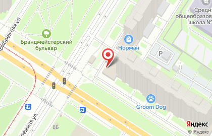 Продуктовый магазин в Санкт-Петербурге на карте