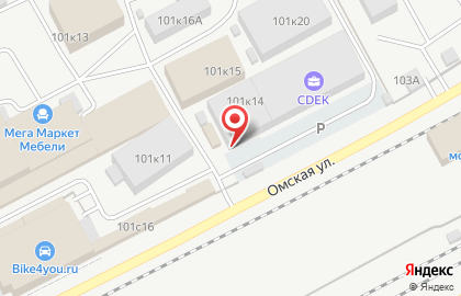 Столовая Узбечка на Омской улице на карте