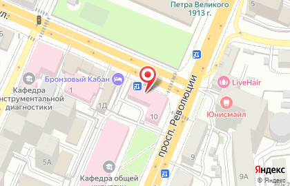 Банкомат Возрождение на проспекте Революции на карте