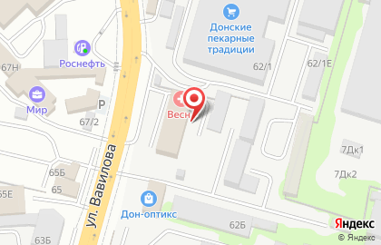 ООО Декора на улице Вавилова на карте