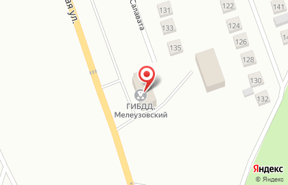 Регистрационно-экзаменационное отделение в Мелеузе на карте