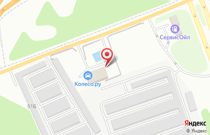 Шинный центр Колесо в Дзержинском районе на карте