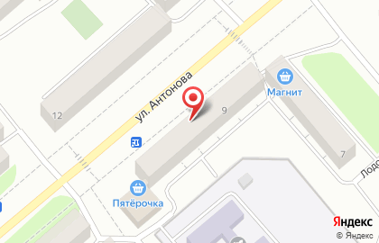 Парикмахерская Моника на улице Антонова на карте