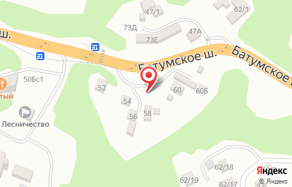 Торгово-производственная фирма Фонтан-Юг в Лазаревском районе на карте