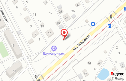 Шиномонтажная мастерская на Машиностроителей на карте