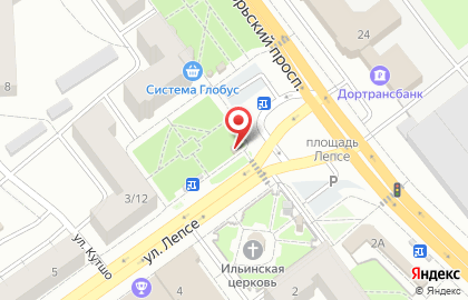 Киоск по продаже печатной продукции Роспечать на улице Лепсе, 3 киоск на карте