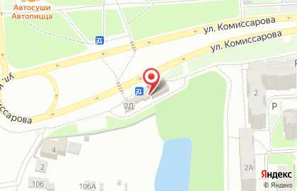 Свежий хлеб на улице Комиссарова на карте