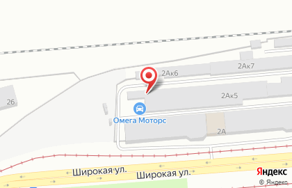 Автосервис Omega motors на карте