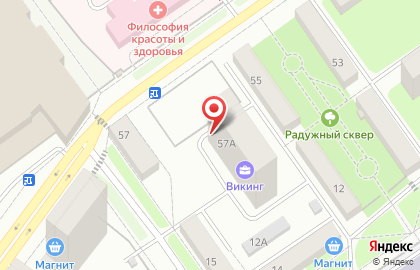 Киоск по продаже молочных продуктов в Мотовилихинском районе на карте