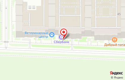 Банкомат СберБанк на Петергофском шоссе, 45 на карте