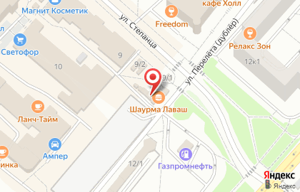 Кафе и киосков фастфудной продукции Bereket Doner в Кировском районе на карте