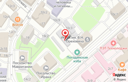 Посольство Мавритании на карте