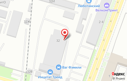 Производственная фирма Вектор в Московском районе на карте
