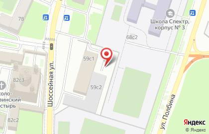 Спортивный клуб Южный на метро Братиславская на карте