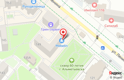 Салон мебели и мебельной фурнитуры Mebel in на карте