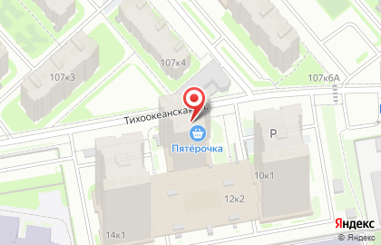 Банкомат СберБанк на Тихоокеанской улице на карте