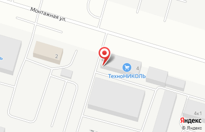Магазин ТехноНИКОЛЬ на Монтажной улице на карте
