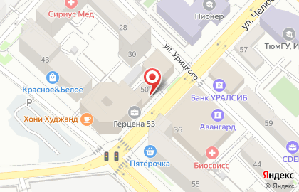 Автосервис в Тюмени на карте