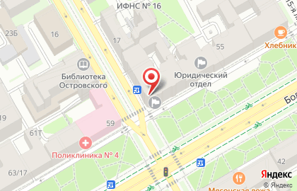 Генеральное консульство Республики Армения в Санкт-Петербурге на карте