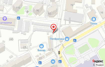 Шиномонтажная мастерская в Ленинском районе на карте