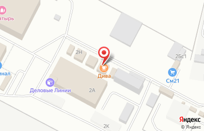 Строящееся административное здание по ул. Канашское шоссе, 7/3 на карте