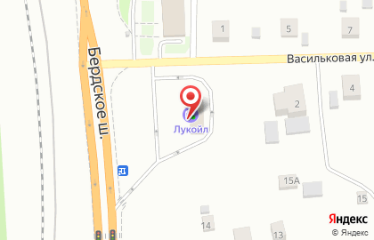 Автозаправочная станция Лукойл в Советском районе на карте