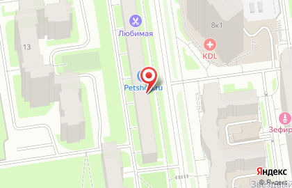 Магазин разливного пива Пивточка на Пулковской улице на карте