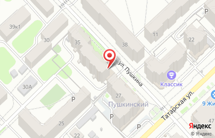 Магазин мясной продукции Раменский деликатес на улице Пушкина на карте