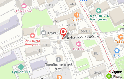 ООО Строй Проект на Новокузнецкой улице на карте